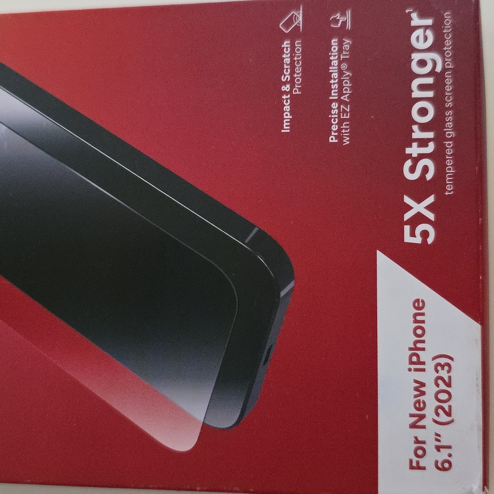 ZAGG Invisible Shield Screen Protector Iphone 6.1 2023 Tempered Glass - Picture 4 of 7